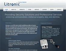 Tablet Screenshot of litronic.com